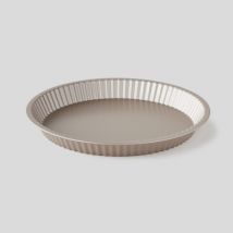 moule à tarte 28cm en acier revêtu, coloris champagne - Monoprix Maison