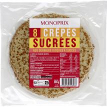 Monoprix 8 crêpes sucrées 280g - Monoprix