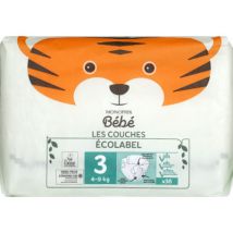 Monoprix bébé couches écologiques taille 3 x36 pour Bébé - Monoprix bébé