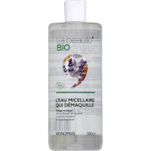 la beauté bio l'eau micellaire qui démaquille 500ml
