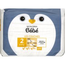Monoprix bébé couches taille 2 x35 pour Bébé - Monoprix Bébé