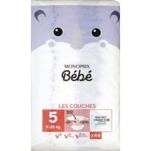 Monoprix bébé couches taille 5 x44 pour Bébé - Monoprix Bébé