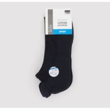 Monoprix paires de chaussettes ultra-courtes t 47/50 bleu marine x2 - Monoprix