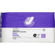 serviettes pour fuites urinaires maxi x16 pour femme - Monoprix