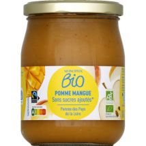 Monoprix bio origines purée de pomme mangue, sans sucres ajoutés 560g Biologique - Monoprix Bio Origines