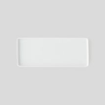 plat rectangulaire, 30cm, blanc - Monoprix Maison