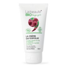 la beauté bio engagée la crème qui exfolie 50ml