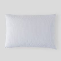 taie d'oreiller rectangulaire, rayé blanc et noir, coton bio - Monoprix Maison