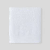 maxi drap de bain, couleur blanc, coton bio - Monoprix