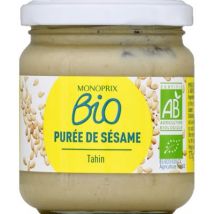 Monoprix bio purée de sésame tahin 175g - Monoprix Bio