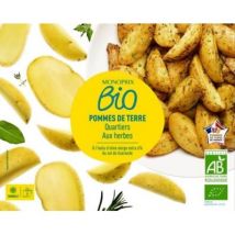 Monoprix bio quartiers pomme de terre aux herbes 450g Biologique - Monoprix Bio