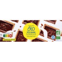 Monoprix bio petits beurre au chocolat au lait 150g Biologique - Monoprix Bio