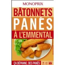 Monoprix bâtonnets panés à l'emmental 240g - Monoprix