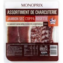 Monoprix assortiment de charcuterie 200g - Monoprix