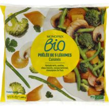 Monoprix bio poelée 5 légumes 600g Biologique - Monoprix Bio