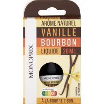 Monoprix arôme naturel de vanille bourbon 20ml pour Enfant - Monoprix