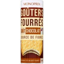 Monoprix goûters fourrés biscuits ronds au chocolat 300g - Monoprix