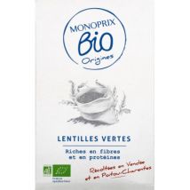 lentilles vertes bio 500g - Monoprix Bio +