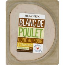 blanc de poulet 6 tranches 240g - Monoprix