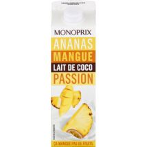 boisson ananas mangue & lait de coco 1l - Monoprix