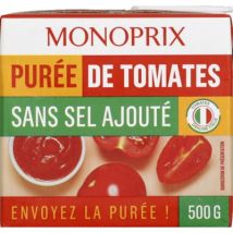 Monoprix purée de tomates sans sel ajouté 500g - Monoprix