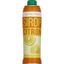 Monoprix sirop citron à diluer 75cl - Monoprix