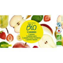 Monoprix bio gourdes multifruits 12x90g Biologique - Monoprix Bio