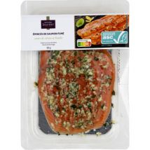 Monoprix gourmet émincés saumon fumé citron basilic 100g
