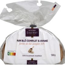 Monoprix gourmet pain blé complet & avoine 500g - Monoprix Gourmet