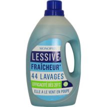 lessive liquide fraîcheur 2,2l - Monoprix