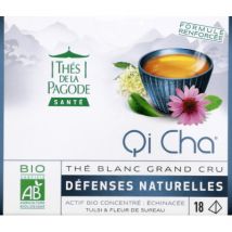 Thés de la pagode "santé" the blanc qi cha x18 Biologique