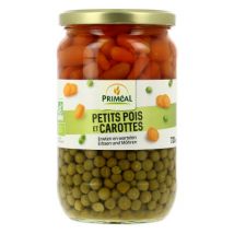 Priméal priméal petits pois carottes bio 660g Biologique pour Enfant