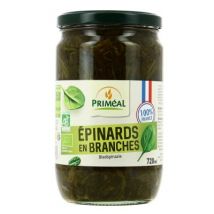 Primeal épinards en branche bio 630g Biologique