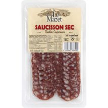 No name le mazet saucisson sec tranché 26t 80g
