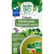 Jardin bio velouté petits pois légumes verts bio 1l/ tetrapack Biologique