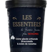 Les essentiels monoprix glace stracciatella 330g