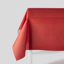 Françoise paviot nappe unie rouge, 160x240cm