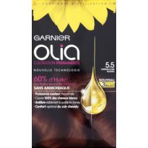 Olia coloration sans amoniaque 5 5 chatain clair acajou