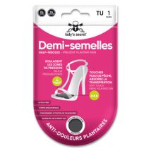 Lady secret lady's secret 1/2 semelles noirs anti douleurs plantaires