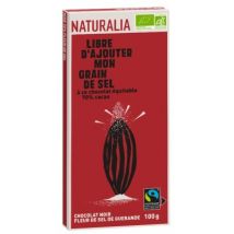 Naturalia chocolat noir & fleur de sel 100g Biologique
