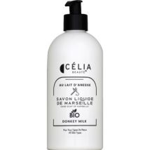 Célia beauté savon liquide de marseille au lait d'ânesse bio 500ml