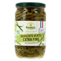 Primeal haricots verts extra fins bio 720ml Biologique
