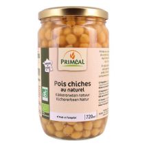 Priméal pois chiche au naturel bio 660g Biologique