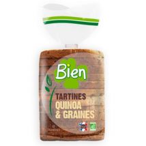 Bien tartines quinoa & graines bio 450g Biologique