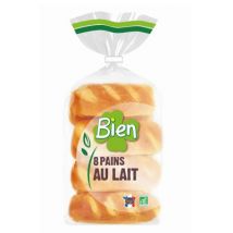 Bien pains au lait biologique x8 280g Biologique