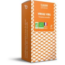 Claude aphrodisiacs - virgile viril bio 30 gélules 25g - performance sexuelle complément alimentaire pour homme