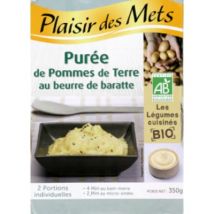 Plaisir des mets purée de pommes de terre au beurre de baratte, certifié ab 350g