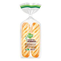 Bien baguette viennoise bio x4-340g Biologique