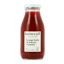 Karine & jeff soupe de betterave & pomme bio 25cl Biologique