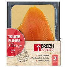 Breih saveur truite de bretagne fumée 2 tranches 70g